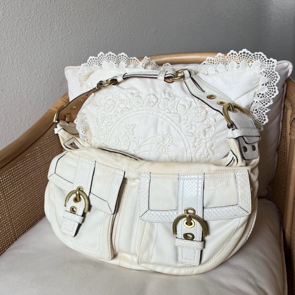 Coach Soho Canvas Buckle Hobo - Picture 3 of 5